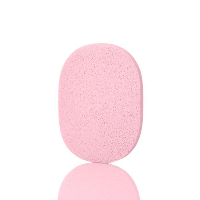 Facial cleansing sponge (color: pink)